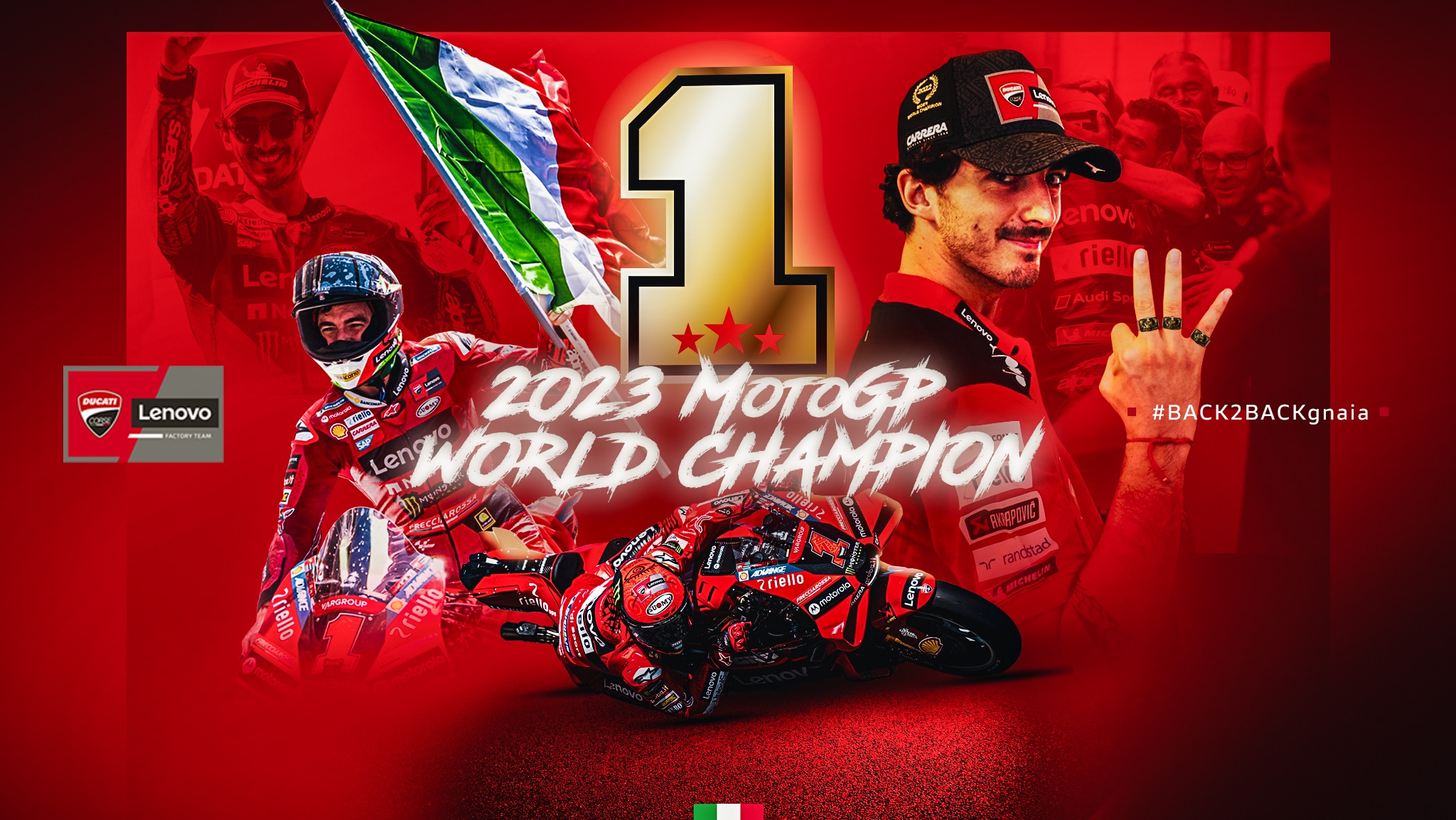 Campeões do Mundo! A paixão e tecnologia do ‘Made in Italy’ conquistam o MotoGP